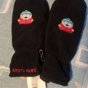 NWT South Park Mittens Black Fleece